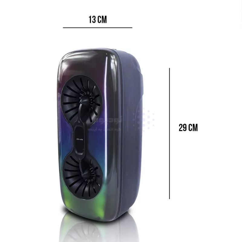 اسپیکر بی سیم BIG SOUND مدل KTX-1476 - مشکی - TCO - تصویر 6
