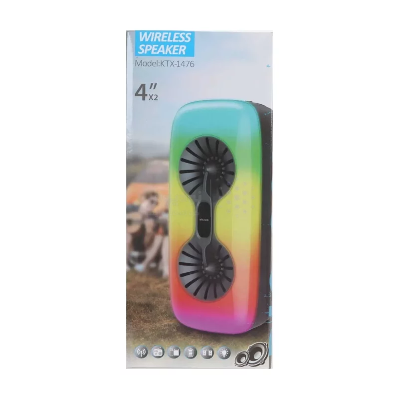 اسپیکر بی سیم BIG SOUND مدل KTX-1476 - مشکی - TCO - تصویر 8