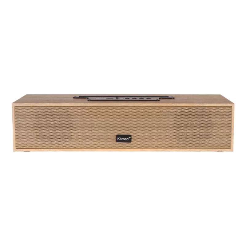 اسپیکر بی سیم Kbroad مدل Wooden KTS-1738 - بژ - TCO - تصویر 2