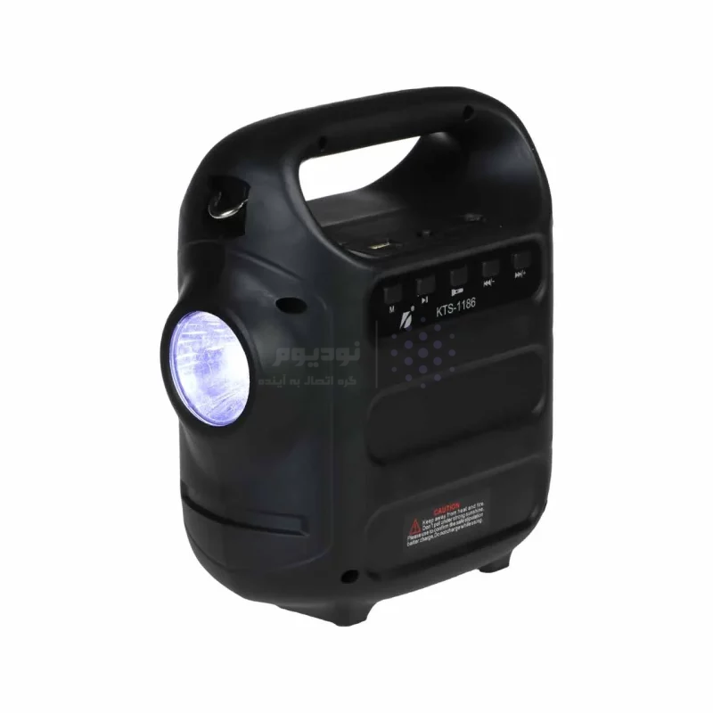 اسپیکر بی سیم BIG SOUND مدل KTS-1185 - مشکی قرمز - TCO - تصویر 3