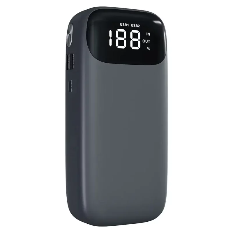 جامپ استارتر و پاوربانک فست شارژ Green Lion 10000mAh مدل Flex Power Jumper GNFLXJUMP10GY - خاکستری (گارانتی 6 ماهه شرکتی) - تصویر 2