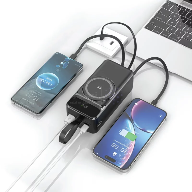 پاوربانک PD و فست شارژ Green Lion 20W 40000mAh مدل Everton GNEVRTN40KBK - مشکی (گارانتی 6 ماهه شرکتی) - تصویر 6