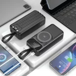 پاوربانک PD و فست شارژ Green Lion 20W 30000mAh مدل GNEVRTN30KBK - مشکی (گارانتی 6 ماهه شرکتی) - تصویر 3
