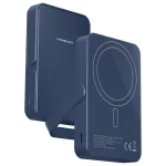 پاوربانک PD و فست شارژ Powerology 20W 10000mAh مدل Spetemor Magsafe PPBCHA36BU - آبی (گارانتی 6 ماهه شرکتی)