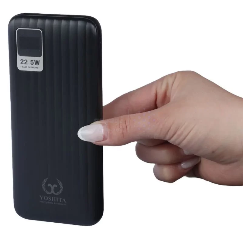 پاوربانک PD و فست شارژ Yoshita 22.5W 10000mAh مدل YP-010 - مشکی - MMS (گارانتی 6 ماهه YA) - تصویر 4