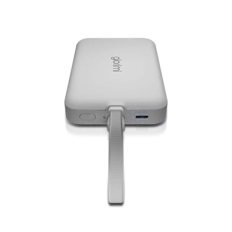 پاوربانک وایرلس و فست شارژ Glorimi 22.5W 10000mAh مدل LIGHTCORE MAG - سفید (گارانتی 18 ماهه شرکتی) - تصویر 7