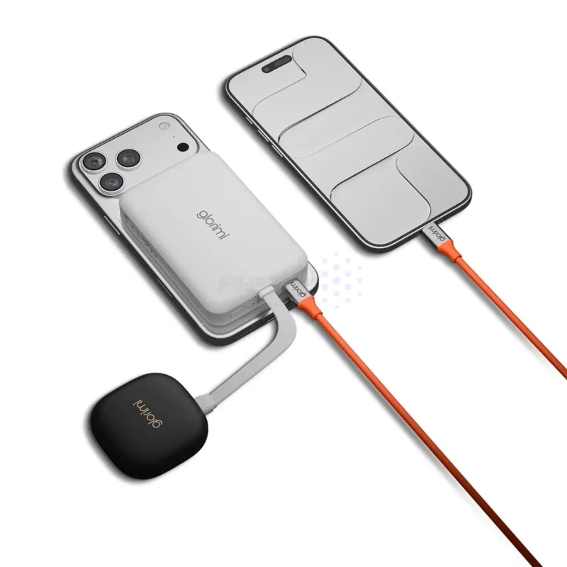 پاوربانک وایرلس و فست شارژ Glorimi 22.5W 10000mAh مدل LIGHTCORE MAG - سفید (گارانتی 18 ماهه شرکتی) - تصویر 9