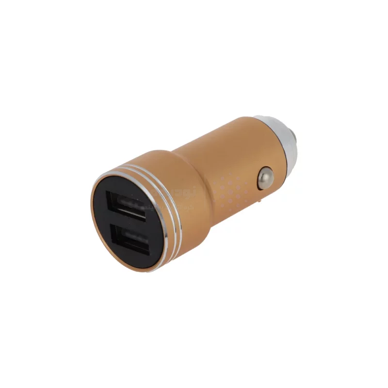 شارژر فندکی فست دو پورت SKY DOLPHIN مدل SZ25 15W - طلایی - RYL - تصویر 4