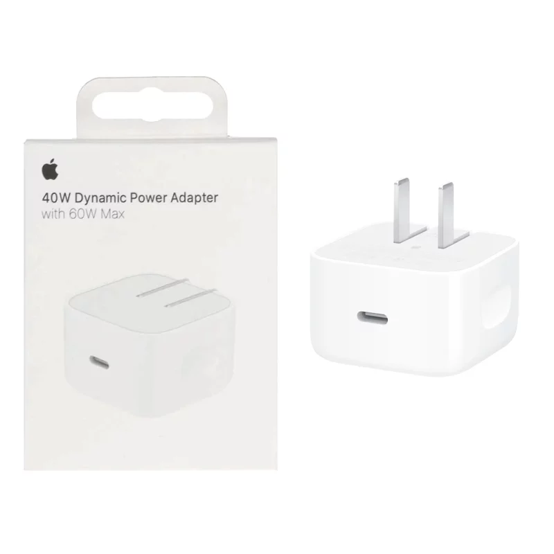 شارژر 40W اپل مدل Dynamic Power Adapter with 60W Max (گارانتی شش ماهه شرکتی) - تصویر 2