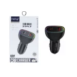 شارژر فندکی PD و فست دو پورت Fast مدل WKN-105 60W - مشکی - ASP (گارانتی شش ماهه آروین)