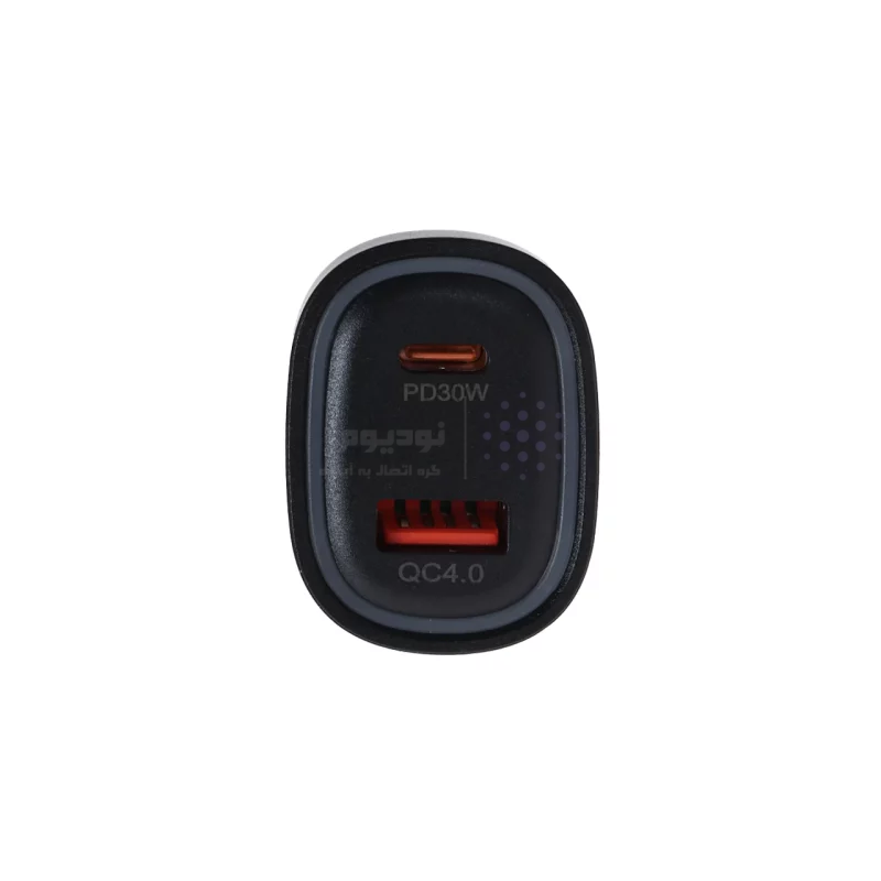 شارژر فندکی PD و فست دو پورت Fast مدل WKN-105 60W - مشکی - ASP (گارانتی شش ماهه آروین) - تصویر 4
