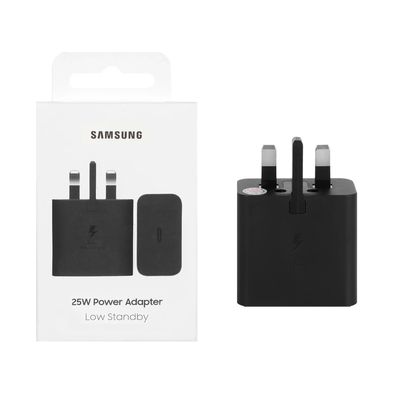 1585-4647742-1 شارژر دیواری سه پین PD و فست تک پورت SAMSUNG مدلEP-T2510 25W - مشکی (گارانتی شش ماهه نیکان همراه) - تصویر 1