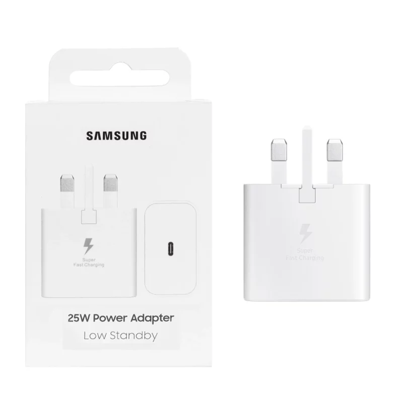 شارژر دیواری سه پین PD و فست تک پورت SAMSUNG مدلEP-T2510 25W - سفید (گارانتی شش ماهه نیکان همراه) - تصویر 2