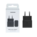 شارژر دیواری دو پین PD و فست تک پورت SAMSUNG مدلEP-T2510 25W - مشکی (گارانتی شش ماهه نیکان همراه)