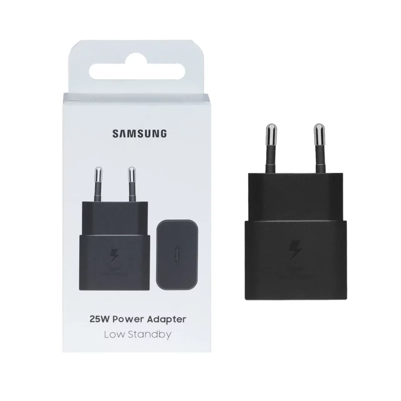 شارژر دیواری دو پین PD و فست تک پورت SAMSUNG مدلEP-T2510 25W - مشکی (گارانتی شش ماهه نیکان همراه) - تصویر 2