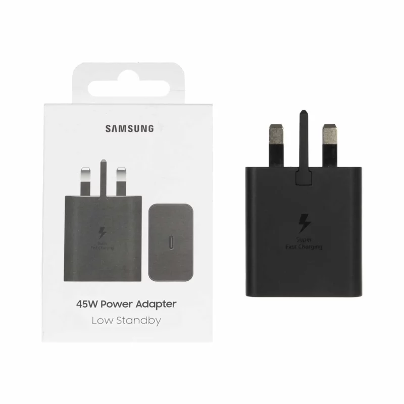 شارژر دیواری سه پین PD و فست تک پورت SAMSUNG مدلEP-T4511 45W - مشکی (گارانتی شش ماهه نیکان همراه) - تصویر 2