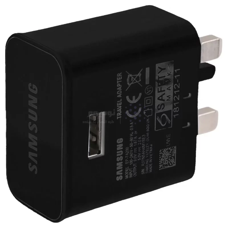 شارژر دیواری سه پین PD و فست تک پورت SAMSUNG مدل EP-TA200 S10 - مشکی - بدون پک (گارانتی 6 ماهه نیکان همراه) - تصویر 3