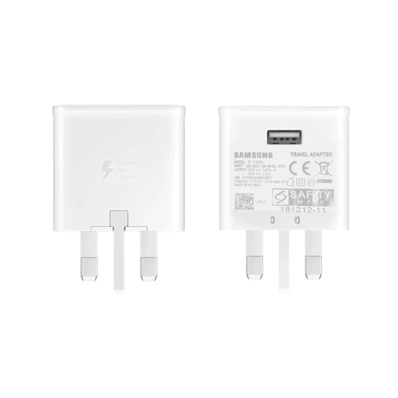 شارژر دیواری سه پین PD و فست تک پورت SAMSUNG مدل EP-TA200 S10 - سفید - بدون پک (گارانتی 6 ماهه نیکان همراه) - تصویر 2