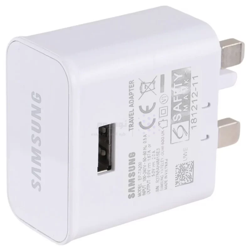 شارژر دیواری سه پین PD و فست تک پورت SAMSUNG مدل EP-TA200 S10 - سفید - بدون پک (گارانتی 6 ماهه نیکان همراه) - تصویر 3
