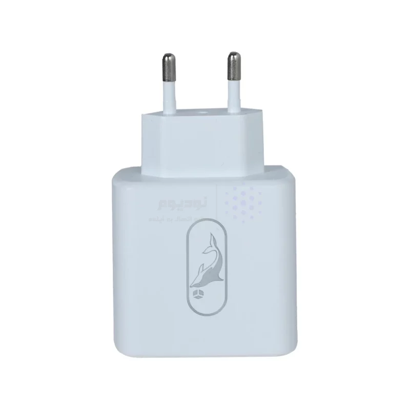 شارژر دیواری PD و فست تک پورت Sky Dolphin مدل SC16T 45W به همراه کابل شارژ Type-C To Type-C- سفید - TCO - تصویر 3