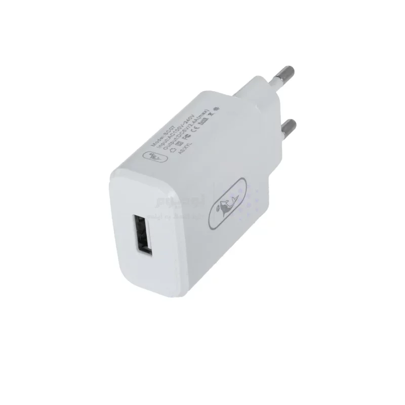 شارژر دیواری فست تک پورت Sky Dolphin مدل SC07V 12W به همراه کابل شارژ اندروید - سفید - TCO - تصویر 3
