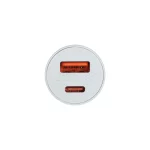 شارژر فندکی PD و فست دو پورت Sky Dophin مدل SZ40T 15W به همراه کابل شارژ Type-C - سفید - TCO - تصویر 4