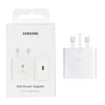 شارژر دیواری سه پین PD و فست تک پورت SAMSUNG مدلEP-T2510 25W - سفید - NZR (ویتنام)