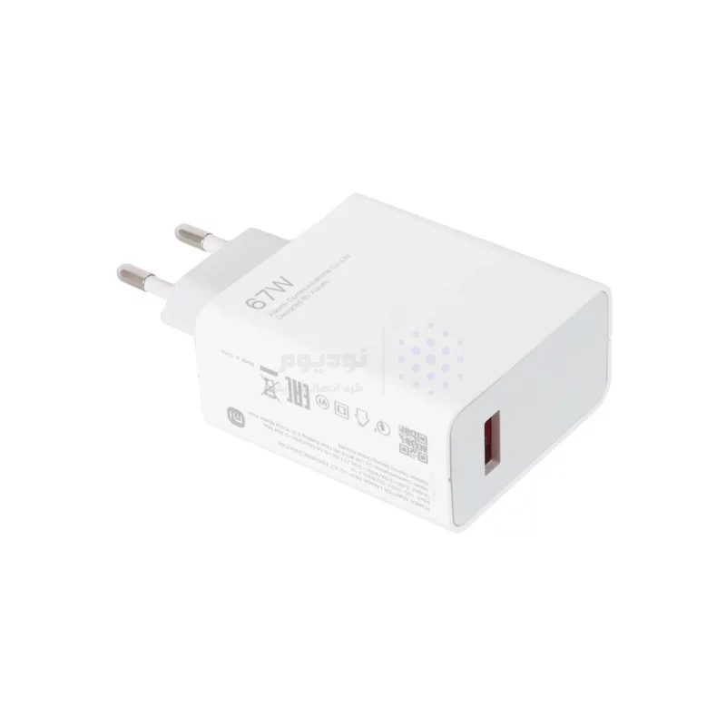 شارژر دیواری فست تک پورت Xiaomi مدل MDY-12-EZ 67W - سفید - اصل چین - تصویر 4