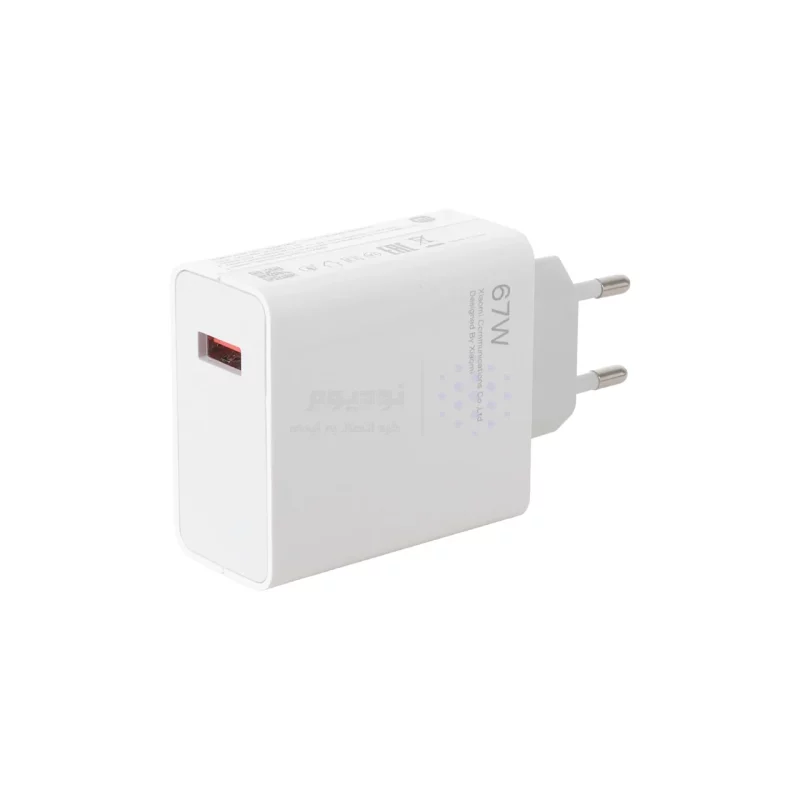 شارژر دیواری فست تک پورت Xiaomi مدل MDY-12-EZ 67W - سفید - اصل چین - تصویر 6