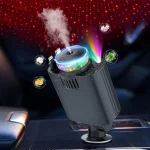 شارژر فندکی فست 3 پورت خوشبو کننده و نورپرداز خودرو مدل D1 - خاکستری - تصویر 9