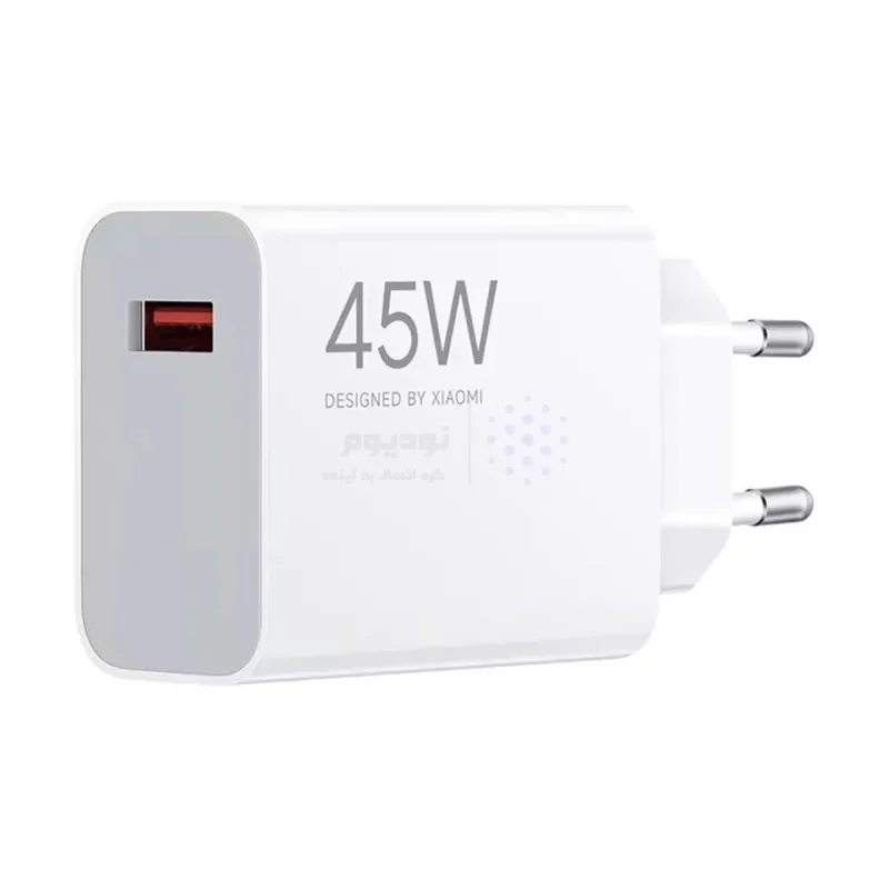 شارژر دیواری فست تک پورت Xiaomi مدل MDY-17-EF 45W - سفید (گارانتی 6 ماهه نیکان همراه) - تصویر 4