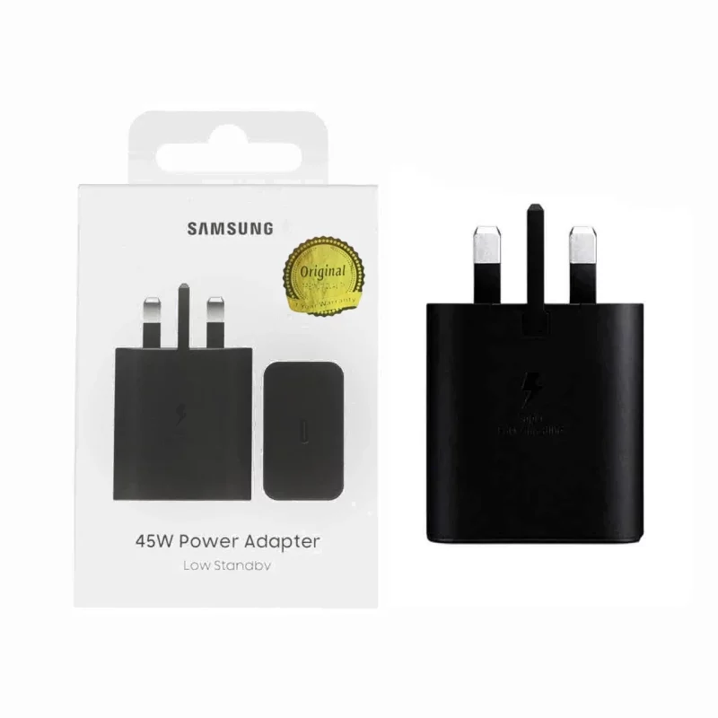 شارژر دیواری سه پین PD و فست تک پورت 45W Samsung مدل EP-T4511 Low Standby - مشکی - MMS (گارانتی 6 ماهه YA) - تصویر 2