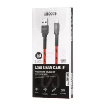 کابل شارژ کنفی 1.1 متری فست Shoosh Type-C مدل SH119C - مشکی - SMO - تصویر 4