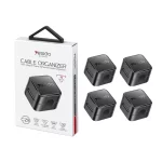 نگه دارنده کابل Yesido مدل C216 - مشکی (بسته 4 عددی)