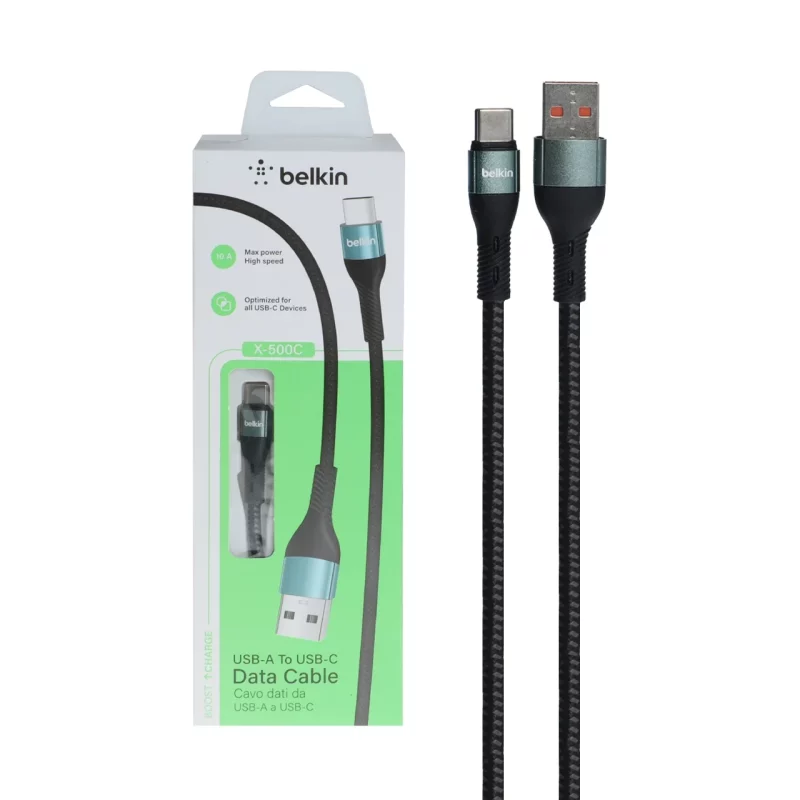 کابل شارژ Belkin Type-C مدل X-500C - مشکی - تصویر 2