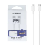 کابل شارژ فست Samsung Type-C To Type-C مدل EP-DN980 6A - سفید - ASP (گارانتی شش ماهه آروین)