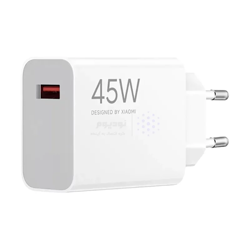 شارژر دیواری فست سرکارتنی تک پورت Xiaomi مدل MDY-17-EF 45W به همراه کابل شارژ Type-C - سفید (گارانتی شش ماهه نیکان همراه) - تصویر 3