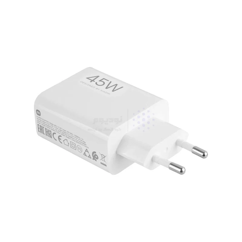 شارژر دیواری فست سرکارتنی تک پورت Xiaomi مدل MDY-17-EF 45W به همراه کابل شارژ Type-C - سفید (گارانتی شش ماهه نیکان همراه) - تصویر 4