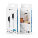 کابل شارژ فست VIPLATINA Type-C To Type-C مدل BC85 60W - مشکی (گارانتی 6 ماهه تعویض نیکان همراه) - تصویر 3