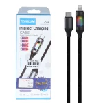 کابل شارژ فست Techlum Type-C To Lightning مدل MA033 - مشکی (گارانتی شش ماهه آروین)