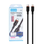 کابل شارژ فست Techlum Type-C To Lightning مدل MA035 - مشکی (گارانتی شش ماهه آروین)