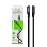 کابل شارژ Belkin Type-C To Type-C مدل X-700C 100W - مشکی