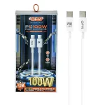 کابل شارژ 1.2 متری PD و فست Ofyi Type-C To Type-C مدل CA-10CC 100W - سفید
