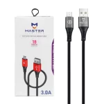 کابل شارژ فست اندروید MASTER مدل ETM 005 - مشکی خاکستری