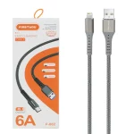 کابل شارژ فست آیفون FIRSTYOU مدل F-002 - نقره ای - ASP (گارانتی شش ماهه آروین)