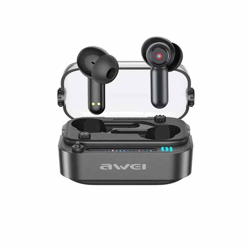 ایرفون بی سیم گیمینگ Awei مدل T58 ANC - مشکی - RYL - تصویر 2