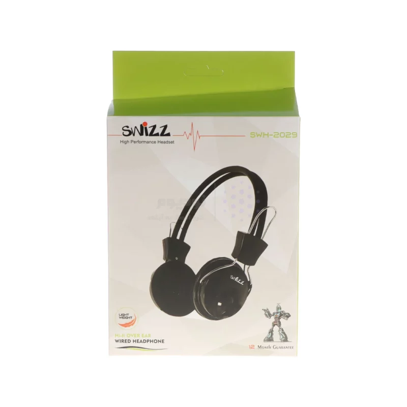 هدفون با سیم Swizz مدل SWH-2029 - مشکی - RYL - تصویر 6