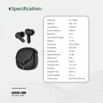 ایرفون بی سیم Green Lion مدل TUNE X ANC GNTUNXTWSBK - مشکی (گارانتی 6 ماهه شرکتی) - تصویر 13