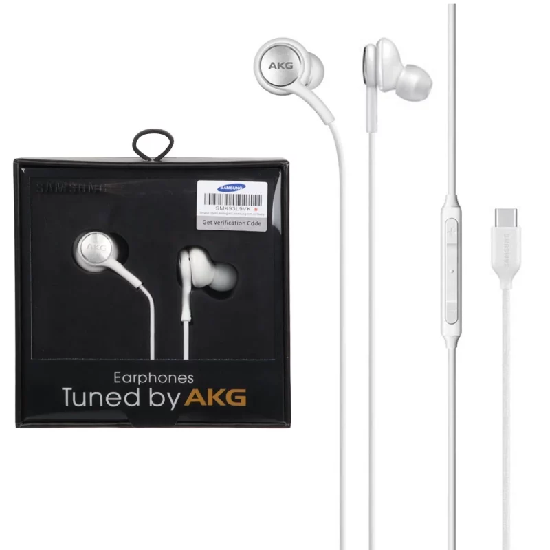 هندزفری با سیم با پورت AKG Type-C مدل EO-IG955 - سفید - ASP (گارانتی شش ماهه آروین) - تصویر 2