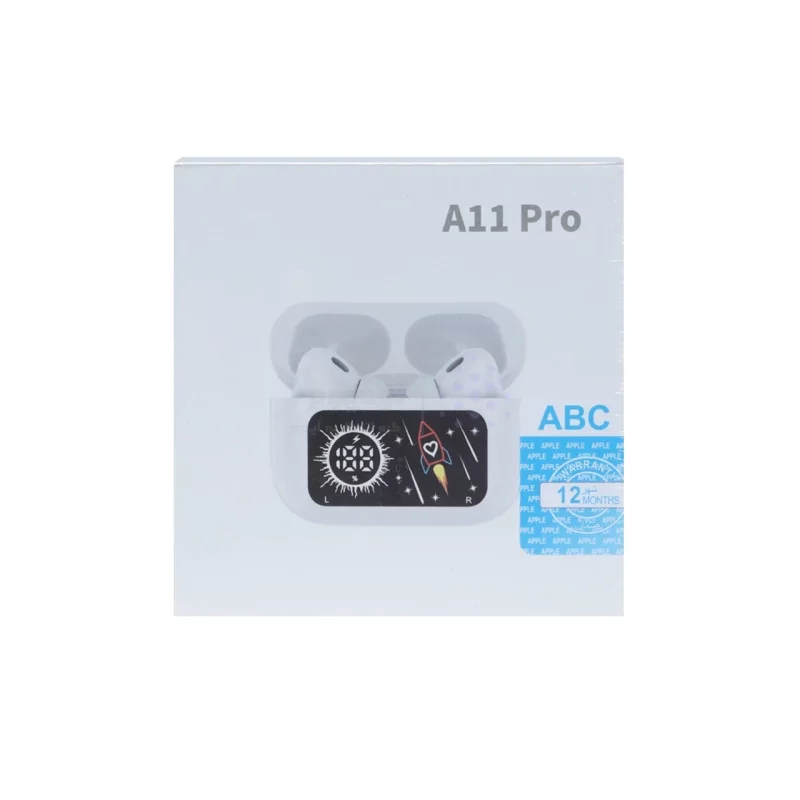ایرفون بی سیم مدل A11 Pro - سفید - RH - تصویر 4